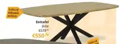 YGO Eettafel Billie aanbieding