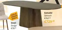 YGO Eettafel Santosh aanbieding