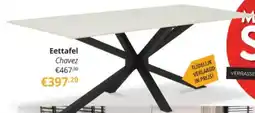 YGO Eettafel Chavez aanbieding