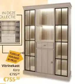 YGO Vitrinekast Kara aanbieding