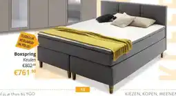YGO Boxspring Keulen aanbieding