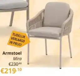 YGO Armstoel Mira aanbieding