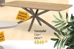 YGO Tuintafel Capri aanbieding