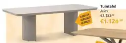 YGO Tuintafel Atlas aanbieding