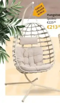YGO Hangstoel Spoleto aanbieding