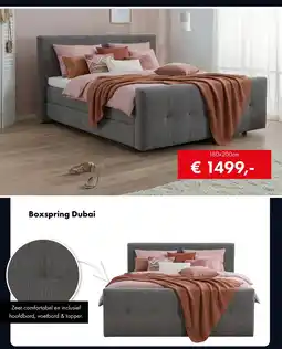 Woonsquare Boxspring Dubai aanbieding