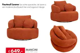 Woonsquare Fauteuil Leone aanbieding