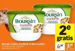 Allerhande Boursin Cuisine knoflook & fijne kruiden aanbieding