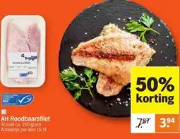 Allerhande AH Roodbaarsfilet aanbieding