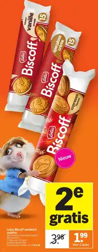Allerhande Lotus Biscoff sandwich cookies aanbieding