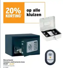 GAMMA Handson elektronische kluis aanbieding