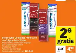 Allerhande Sensodyne Complete Protection en Colgate Max White aanbieding