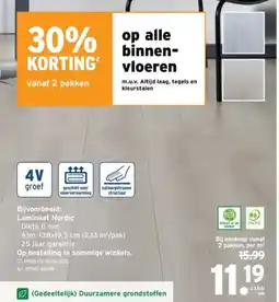 GAMMA Laminaat nordic aanbieding