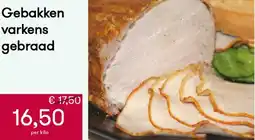 Peltri Gebakken varkens gebraad aanbieding