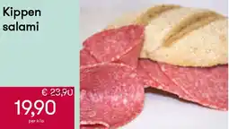 Peltri Kippen salami aanbieding
