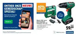 GAMMA Bosch 18v accu boormachine easydrill 18v-38 aanbieding