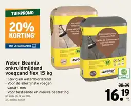 GAMMA Weber Beamix onkruidmijdend voegzand aanbieding
