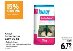 GAMMA Knauf turbo beton easy aanbieding