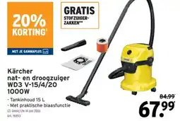 GAMMA Kärcher nat en droogzuiger aanbieding