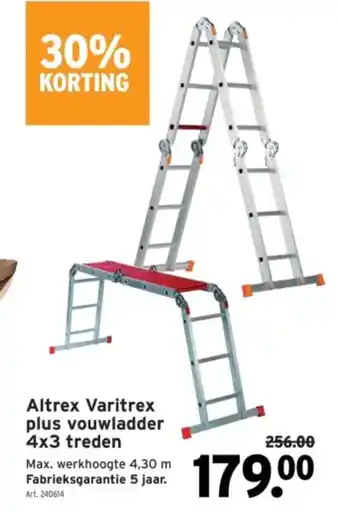 Altrex varitrex plus vouwladder treden