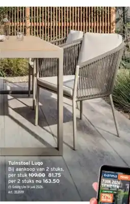 GAMMA Tuinstoel Lugo aanbieding