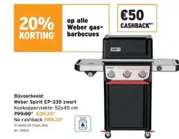 GAMMA Weber Spirit EP-335 zwart aanbieding