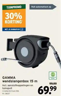 GAMMA GAMMA wandslangenbox aanbieding