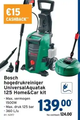 GAMMA Bosch hogedrukreiniger universalaquatak home & car kit aanbieding
