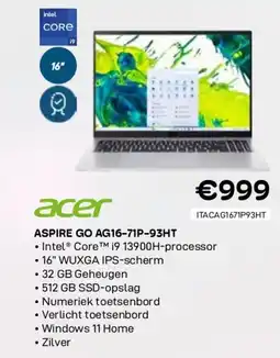 CompuDeals Acer aspire go ag16-71p-93ht aanbieding