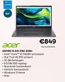 CompuDeals Acer aspire 15 a15-51m-528h aanbieding