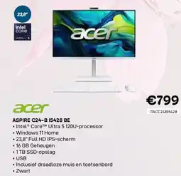 CompuDeals Acer aspire c24-b 15428 be aanbieding