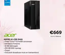 CompuDeals Acer aspire xc-1785 15426 aanbieding