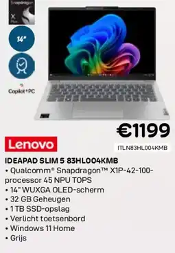 CompuDeals Lenovo ideapad slim 5 83hl004kmb aanbieding
