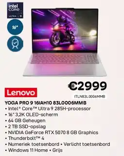 CompuDeals Lenovo yoga pro 9 16iah10 83l0006mmb aanbieding