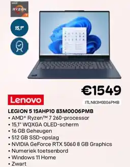 CompuDeals Lenovo legion 5 15ahp10 83m0006pmb aanbieding