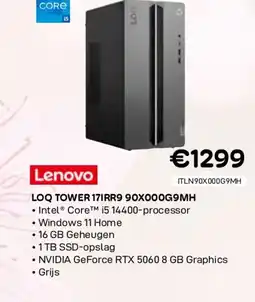 CompuDeals Lenovo loq tower 17irr9 90x000g9mh aanbieding