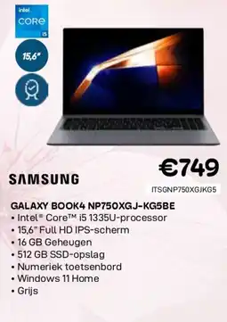 CompuDeals Samsung galaxy book4 np750xgj-kg5be aanbieding