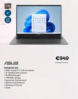 CompuDeals Asus vivobook s16 aanbieding