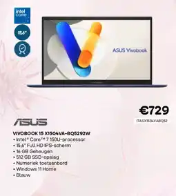 CompuDeals Asus vivobook 15 x1504va-bq5292w aanbieding