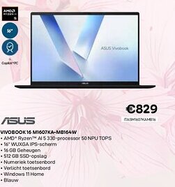 CompuDeals Asus vivobook 16 m1607ka-mb164w aanbieding