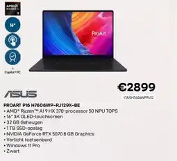 CompuDeals Asus proart p16 h7606wp-rj129x-be aanbieding