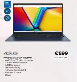 CompuDeals Asus vivobook x1704va-au960w aanbieding