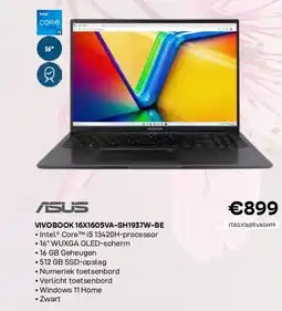CompuDeals Asus vivobook 16x1605va-sh1937w-be aanbieding