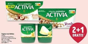 Yoghurt met bifidus activia vanille