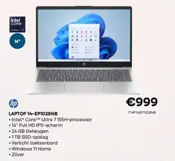 CompuDeals Hp laptop 14-ep1028nb aanbieding