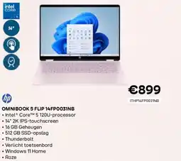 CompuDeals Hp omnibook 5 flip 14fp0031nb aanbieding