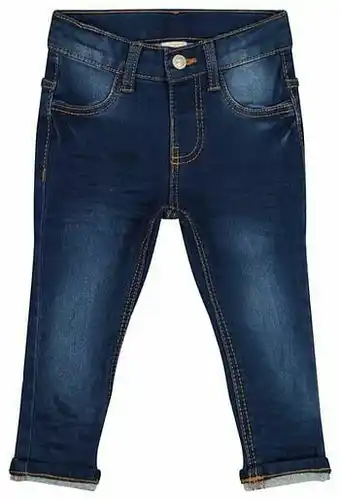 HEMA HEMA Baby Jogdenim Middenblauw (middenblauw) aanbieding