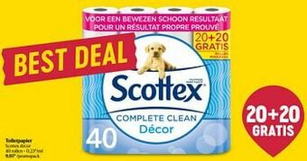 Toiletpapier scottex décor