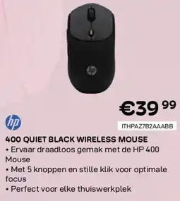 CompuDeals Hp 400 quiet black wireless mouse aanbieding
