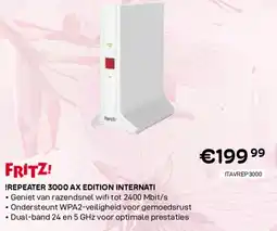 CompuDeals Fritz! !repeater 3000 ax edition internati aanbieding